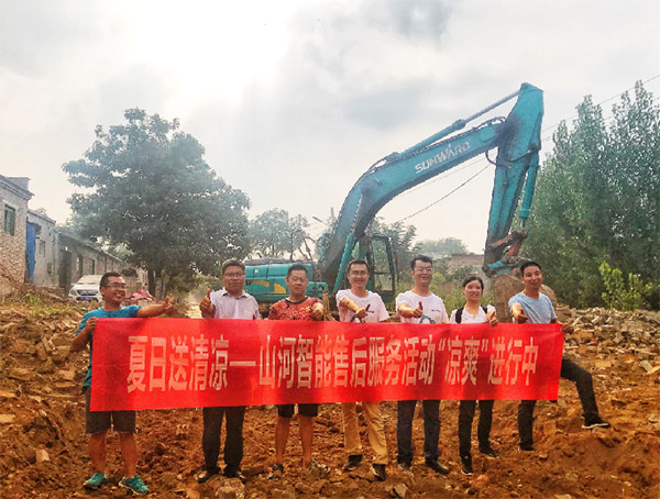 到了市场一线才知路，304am永利集团挖机客户都是铁杆粉丝