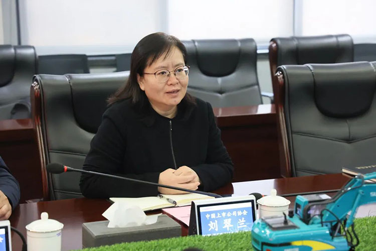中国上市公司协会党委委员、副秘书长刘翠兰一行调研304am永利集团智能