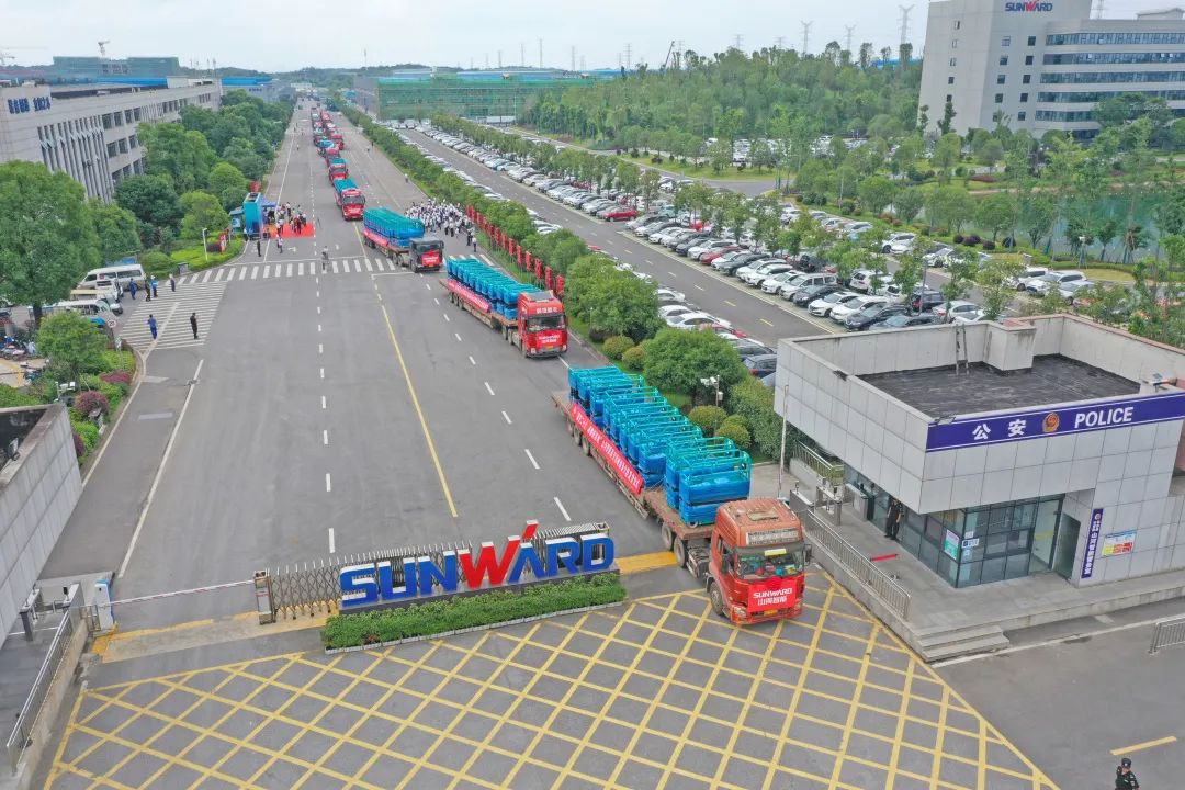 献礼二十大，再攀新高地！304am永利集团智能高空机械设备再迎批量发货