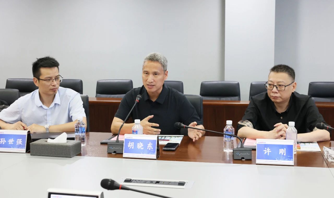 永青科技集团董事长胡晓东带队到访304am永利集团智能